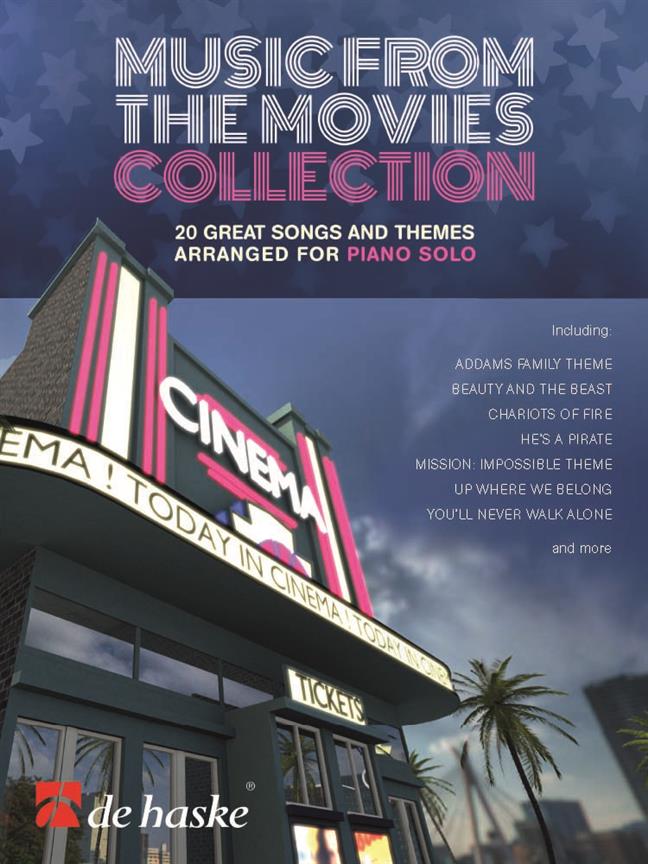 Music from the Movies Collection - 20 great songs and themes arranged for piano solo - sólo klavír